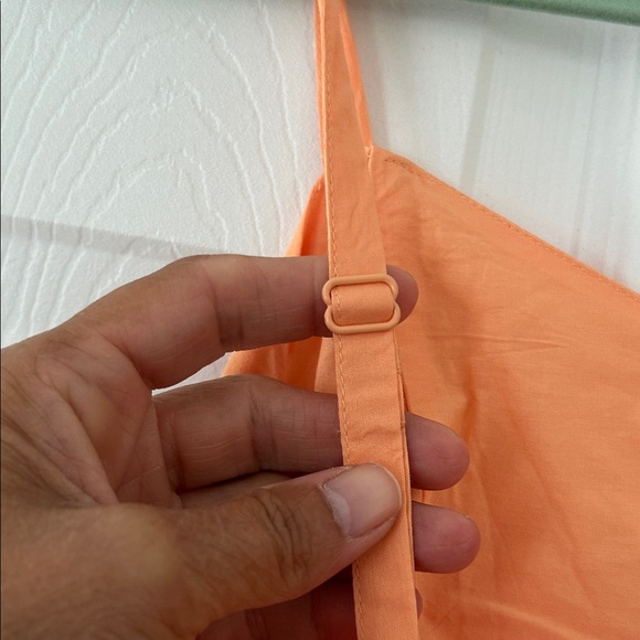 Old Navy Orange Floral Midi Dress - Picture 4 of 5